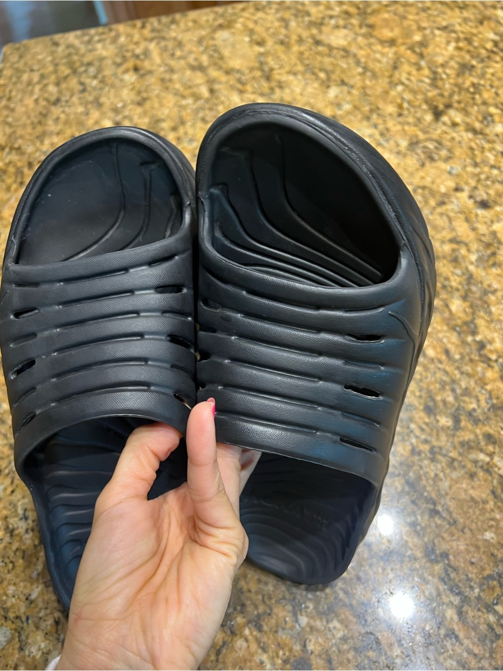 HOKA Black Slip-On Men’s Slide Sandals - Picture 11 of 13